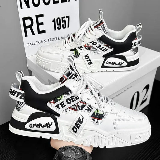 New Skateboard Men's Shoes Summer Sneakers Leather Casual Fashion Outdoor Running Sports Hiking Tennis Platform Designer Luxury