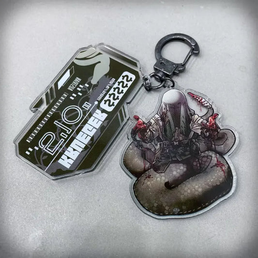 Llavero acrílico de dibujos animados COD Call Of Duty Konig Nikto Ghost Keegan Krueger para teléfono, llavero para chica, regalo de cumpleaños