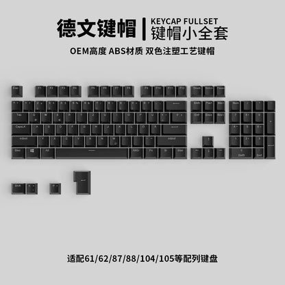 104 Teclas Keycaps Retroiluminadas Coreano Francês Russo Espanhol Alemão para Teclado Mecânico com Switch MX, Perfil OEM, Teclas ABS DIY