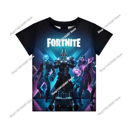 Sudadera con capucha casual estampada para hombre, mujer y niños Fortnite Couple Wear, para estudiantes, deportes al aire libre, manga larga sencilla