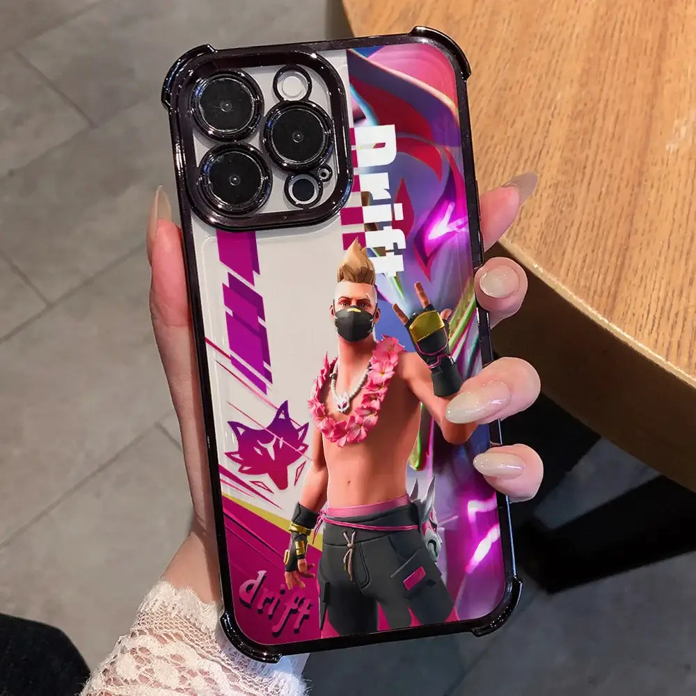 Funda para teléfono Cartoon Games F-Fortnite con revestimiento para Xiaomi 15T 15 14 13 Poco M7 F7 F4 F5 X7 X6 X5 Pro Ultra 4G 5G con airbag anticaídas