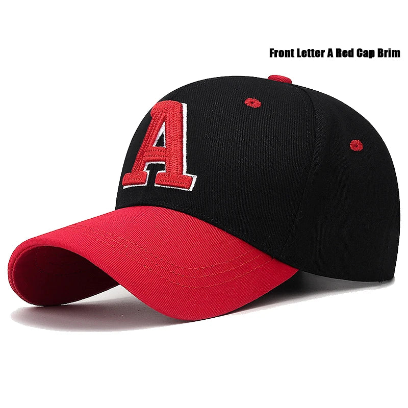 New Fashion Unisex 3D Letter Embroidered Cotton Adjustable Snapback Baseball Cap Football Caps Trucker Hat Dad Hats Golf Hats