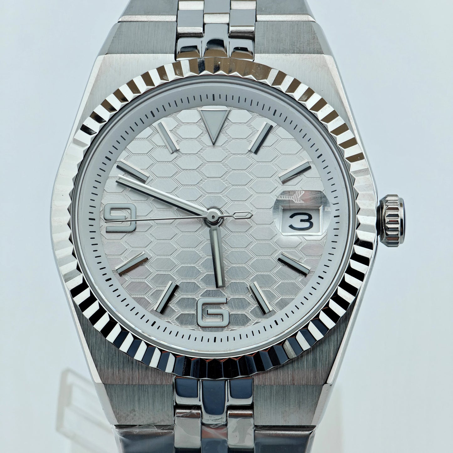 Custom Pilot Watch NH35 Automatic Mechanical Men's Watch Sapphire Crystal Luminous 100M Water Resistant Cushion Case Dive Watch