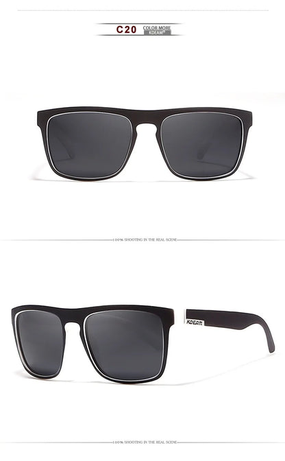 Outdoor Sport Square Myopia Lens Prescription Sunglasses Men Polarized Driving Anti-Glare Myopes Lunettes 0 -0.5 -0.75 To -6.0