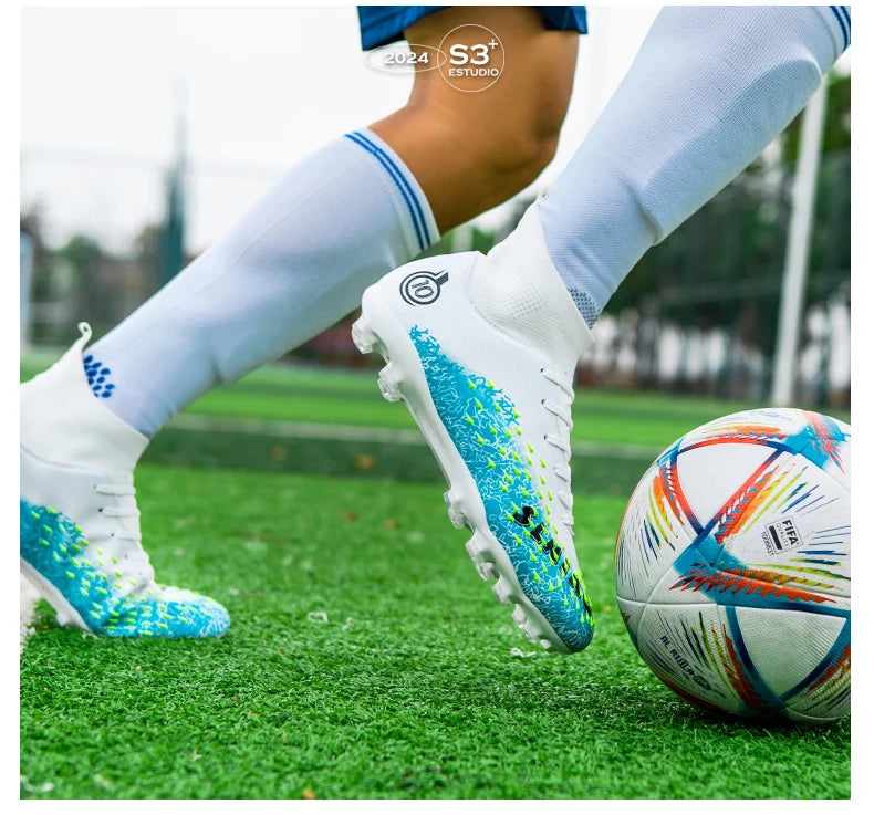 Chuteiras profissionais de futebol para homem, originais, para futebol indoor, relva e treino TF/FG