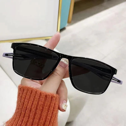 Men Women's Sports Sunglasses Square TR90 Frame Sun Glasses Eyewear Vintage Flexible Riding Goggle Shades Eyeglasses UV400