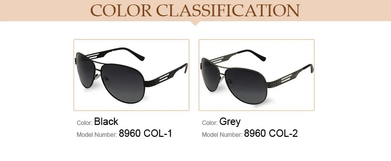 New Fashion Classic Men Polarized Glasses Hot Sale Eyewear Gentlemen Outdoor Driving Polarizing Sunglasses Oculos De Sol 8962