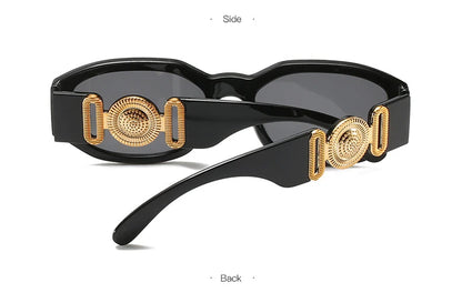 Vintage Square Luxury Small Frame Sunglasses Men Women Rectangle Brand Design Fashion Square Sun Glasses Shades Vintage Glasses