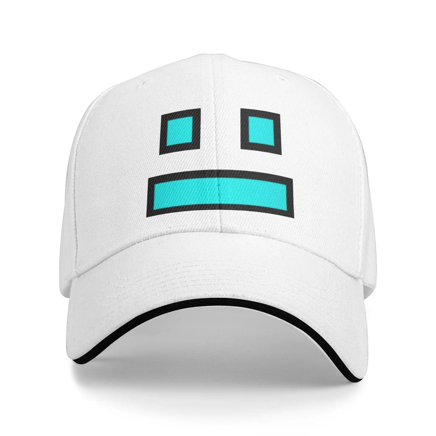 Geometry Game Dash Baseball Cap Casual Unblocked Level Sandwich Hat for Men Women Breathable Headwear Activities