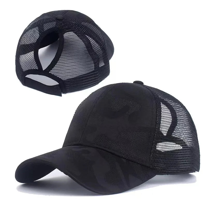 Ženske bejzbol kape s mrežastim vrhom za proljeće/ljeto, kape za sunce, trkaće kape, snapback kape, ženske podesive kape za djevojke, vanjske kape s vizirom