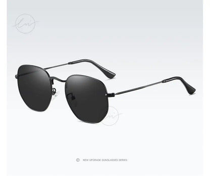 LM New Fashion Women Hexagon Sunglasses Men Retro Polarized Driving Coating Mirror Sun Glasses Goggle UV400 Eyewear gafas de sol