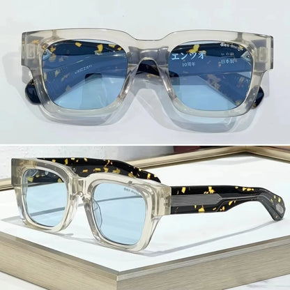 ENZO EPOXY 10th Anniversary Edition Large 51 Size Frame Red Turtle Shell Green Handcrafted Japanese Sunglasses