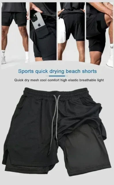 New Dragon Ball GOKU Majin Buu Anime Peripheral Printed Double-layer Shorts Summer Men's and Women's Fashion Sports Shorts
