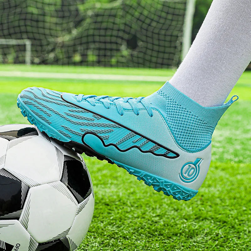 Chaussures de football professionnelles pour hommes, crampons durables pour terrain en herbe extérieur