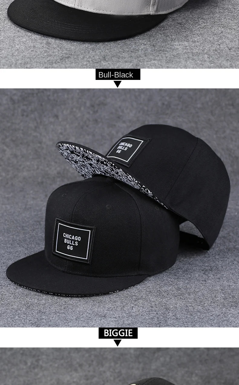 Men's Letter Embroidery Tide All-Match Flat Brim Baseball Cap Ladies Summer Hip-Hop Hat Outdoor Shade Adjustable Peaked Cap