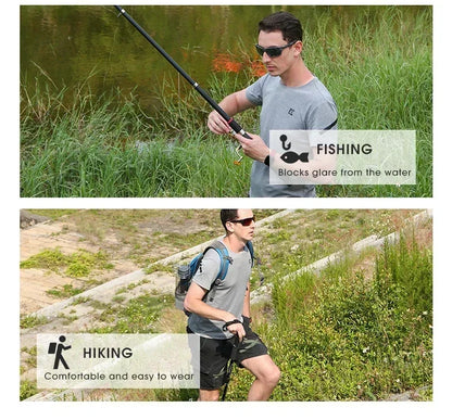 Kapvoe Polarized Fishing Sunglasses Cycling Man Women UV400 Cycling Glasses Sports Goggles Bike Eyewear MTB Bicycle Glasses