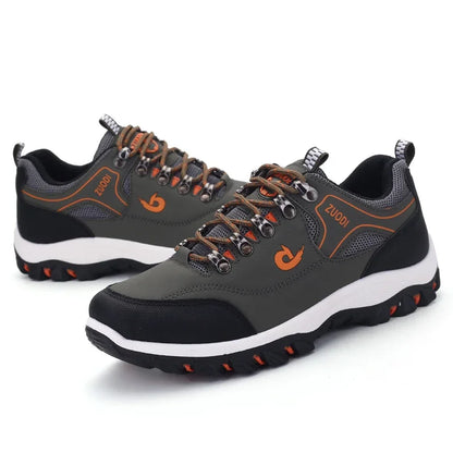 Men's EVA Hiking Shoes Waterproof Anti-Slip Leather Outdoor Sports Shoes for Camping Running Jogging 2025 New