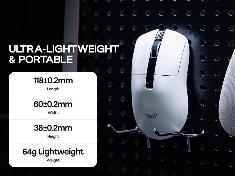 AULA SC590 PRO Wired/Bluetooth/2.4GHz Wireless Gaming Mouse 20000 DPI & PAW3311 Sensor with 1000 Polling Rate for Win/Mac/Gaming