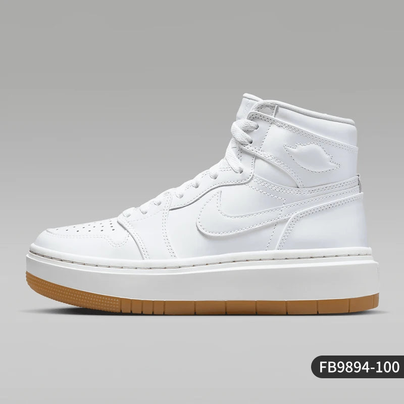 Ténis desportivos Nike Air Jordan genuínos para mulher, com sola grossa e duradoura, FB9894-100