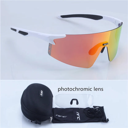 NRC Brand Cycling Sunglasses UV400 TR90 Sports Bicycle Glasses MTB Mountain Bike Fishing Hiking Riding Eyewear for Men Women