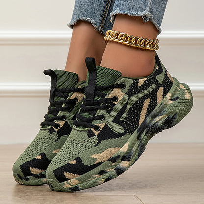 Camouflage-Schuhe für alle Jahreszeiten, neue atmungsaktive Mesh-Sportschuhe für Jugendliche und Studierende, Freizeitschuhe für Outdoor-Aktivitäten