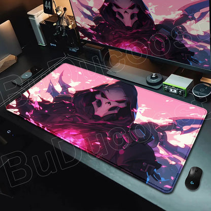 Overwatch Gaming Anime Girl Large XXL Mouse Pad HD Printing Computer Keyboard Mats Laptop Office Rubber Soft Desk Rug 900x400 mm