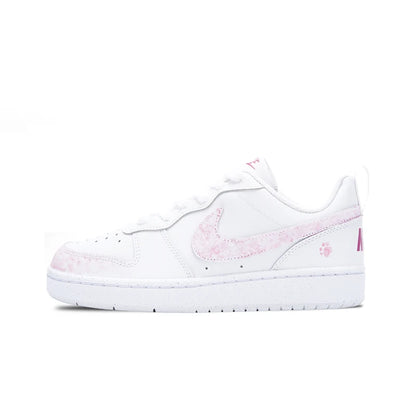 Tenisky na mieru Nike Court Borough Low Vanilla Cream – roztomilé, estetické, sladké, dievčenské, módne, univerzálne nízkoprofilové tenisky pre ženy