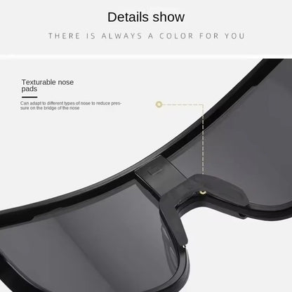 Trendy Women's Polarized Cycling Sunglasses UV400 Windproof Outdoor Sunshade Goggles PC Lenses Sports Glasses for Travel