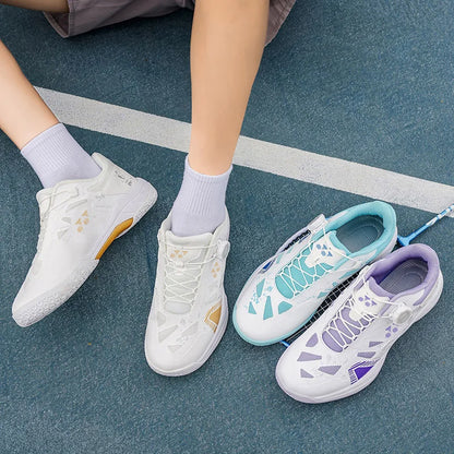 Badminton Shoes Men Training Sports Shoes Indoor and Ooutdoor Anti Slip Wear-resistant Mesh Breathable Table Tennis Tennis Shoes