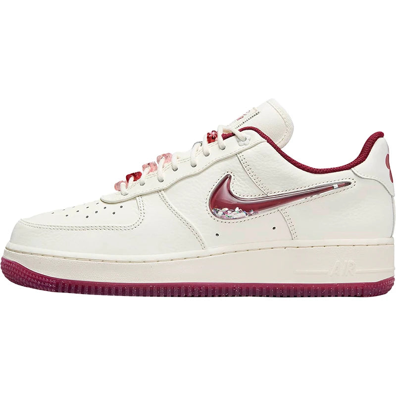Nike Genuine Air Force 1 Damen-Plateau-Sportsneaker, strapazierfähig, FZ5068-161