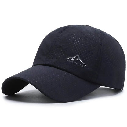 Lightweight and breathable men's outdoor sun shading baseball cap, women's solid color sun protection duckbill cap, sun hat