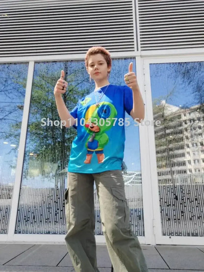 Cartoon Fortnite T Shirt 3D Printed Boys Girls Streetwear Kids Clothes Funny Tshirt O-Neck Summer Tops Birthday Gifts