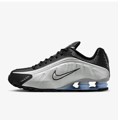 Ténis de corrida Nike Shox R4 genuínos para homem com amortecimento Air, cano baixo HQ1988-004