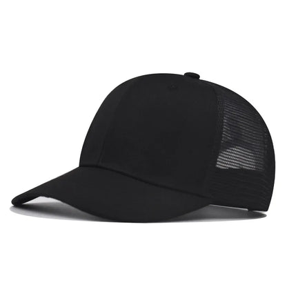 Baseball Cap Adult Net cap Shallow curved eaves Hat Unisex Summer hat Breathable hat shade Spring Autumn Cap Hip Hop Fitted Cap