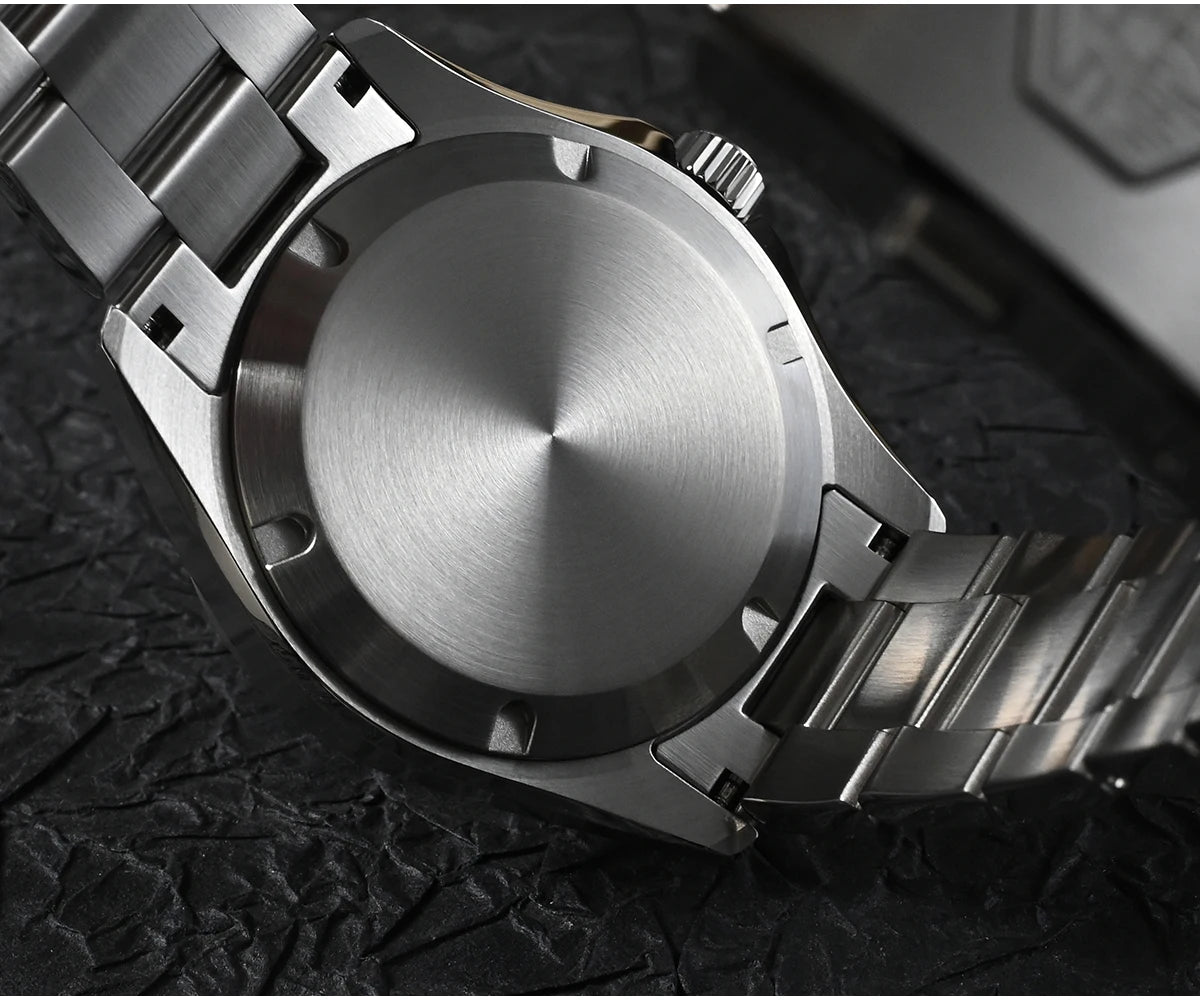 San Martin New Gada Watch 39mm Desert Texture Men Dress Watch NH35 Automatic Mechanical Sapphire Waterproof 100m Luminous SN0129