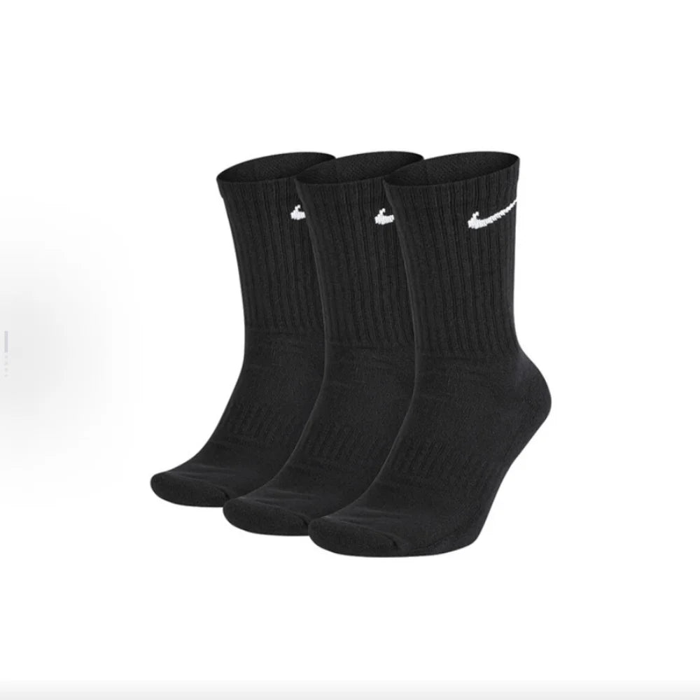 Nike Logo Athletic High-Top-sokker Træningssokker til midt på læggen Unisex-stil Kombinationspakke Hvid SX7676-100