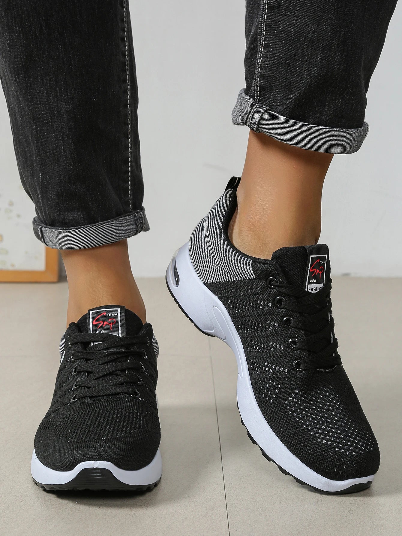 Sapatilhas de Homem Fashion Super Respiráveis com Atacadores para Corrida - Antiderrapantes, duradouras e com conforto almofadado - Sapatilhas de Moda para Homem
