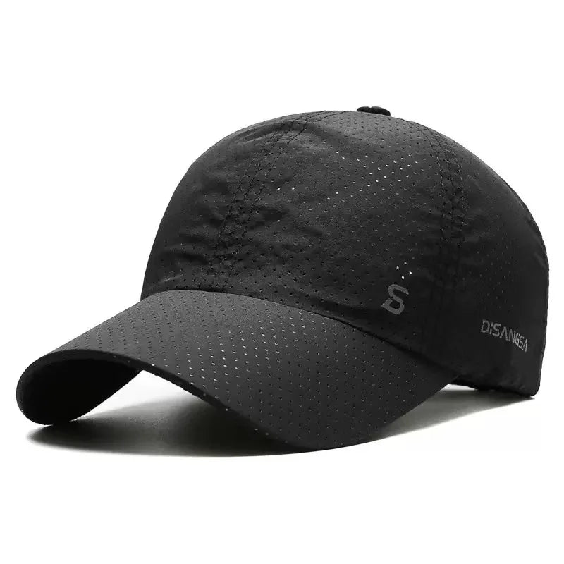 Spring Summer Outdoor Running Cap Unisex Thin Quick Drying Breathable Baseball Cap Soft Top Strapback Golf Cap for Men and Women
