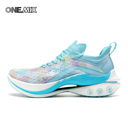 ONEMIX Marathon-Laufschuhe mit Carbonplatte, professionelle stabile Stütze, Stoßdämpfung, ultraleichte Rebound-Sneaker