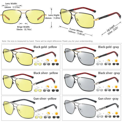 LIOUMO Brand Polarized Sunglasses Men Photochromic Sun Glasses For Women Driving Glasses Anti-Glare Goggles gafas de sol hombre