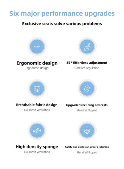 Ergonomic Gaming Chair Office Chair with Adjustable Height, Reclining Backrest, Swivel Roller Computer Chair for Home Study & Work