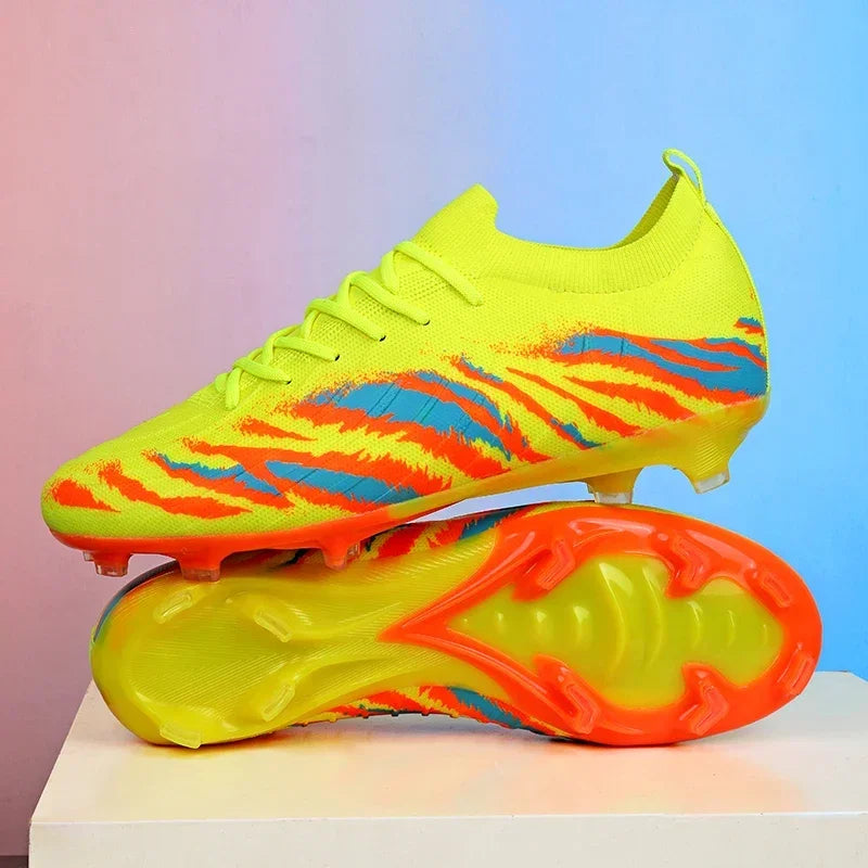New Men's Football Boots Sport Ultralight Non-Slip Outdoor Adult Cleats Match Unisex Soccer Shoes Comfortable Grass High-Quality