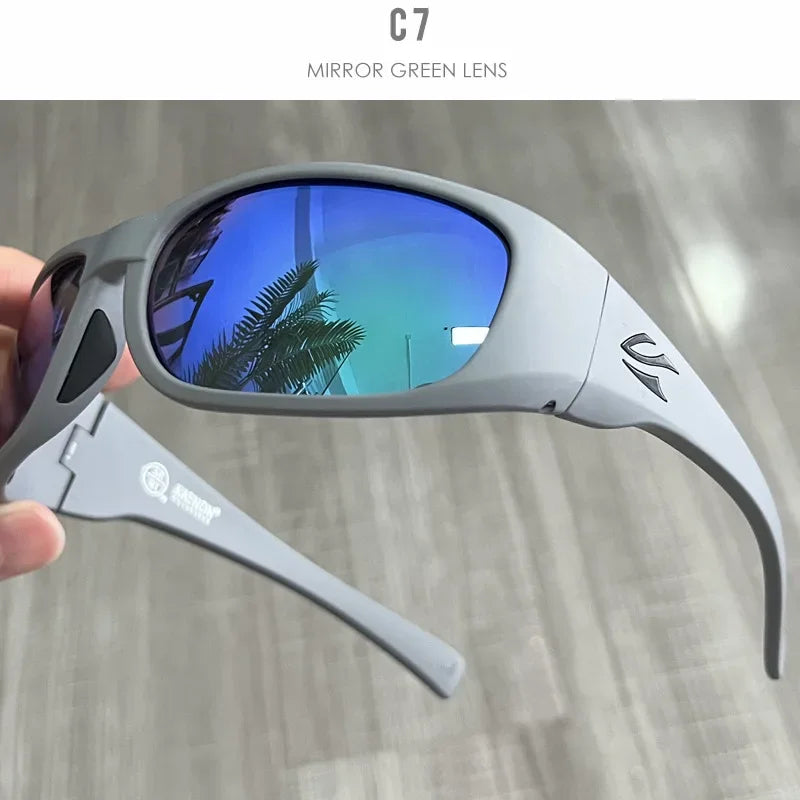 KAENON Klay New Fashion Polarized Sunglasses for Men Outdoor Classic Casual Glasses TR90 Frame Sports Fishing Driving Eyewear