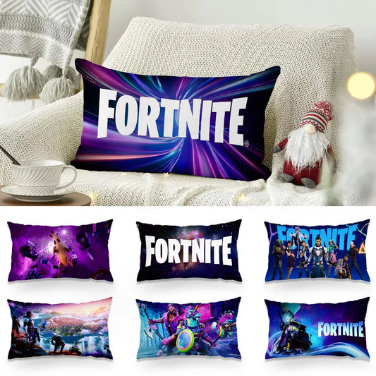 Game Fortnite Luxury Double-sided Printed Rectangle Pillowcase Bedside Pillowcase Sofa Cushion Cover Room Home Decoration