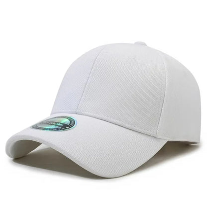 New High Quality Baseball Cap Man Fitted Closed Full Cap Mesh Cap Outdoor Breathable Sports Cotton Sun Male TruckerHat