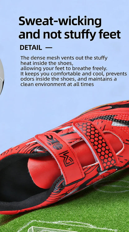 Kids Soccer Shoes School Football Boots Professional Cleats Grass Training Sport Footwear Boys Outdoor Futsal Soocer Boots 28-38