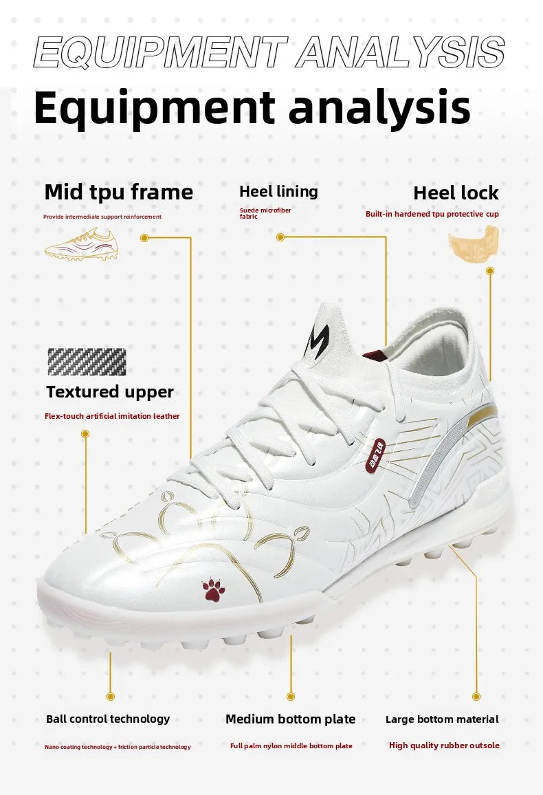 Chuteiras de Futebol Kelme para Adulto TF com Pitons Fragmentados, Calçado Profissional para Jogo e Treino, Sapatilhas de Futebol Indoor Antiderrapantes para Jovem