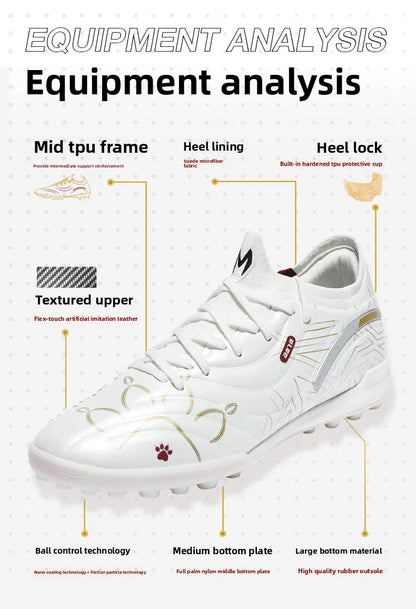 Chuteiras de Futebol Kelme para Adulto TF com Pitons Fragmentados, Calçado Profissional para Jogo e Treino, Sapatilhas de Futebol Indoor Antiderrapantes para Jovem