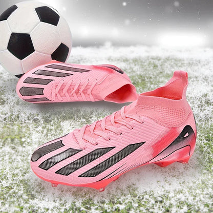 Chuteiras de futebol para homem e rapaz, ultraleves, profissionais, antiderrapantes e confortáveis, para treino e jogo em relva