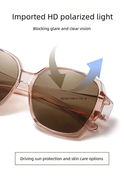 Fashion Round Polarized Sunglasses Cover Over Myopia Prescription Glasses Portable Men Women Vintage Fishing Driving Eyewear